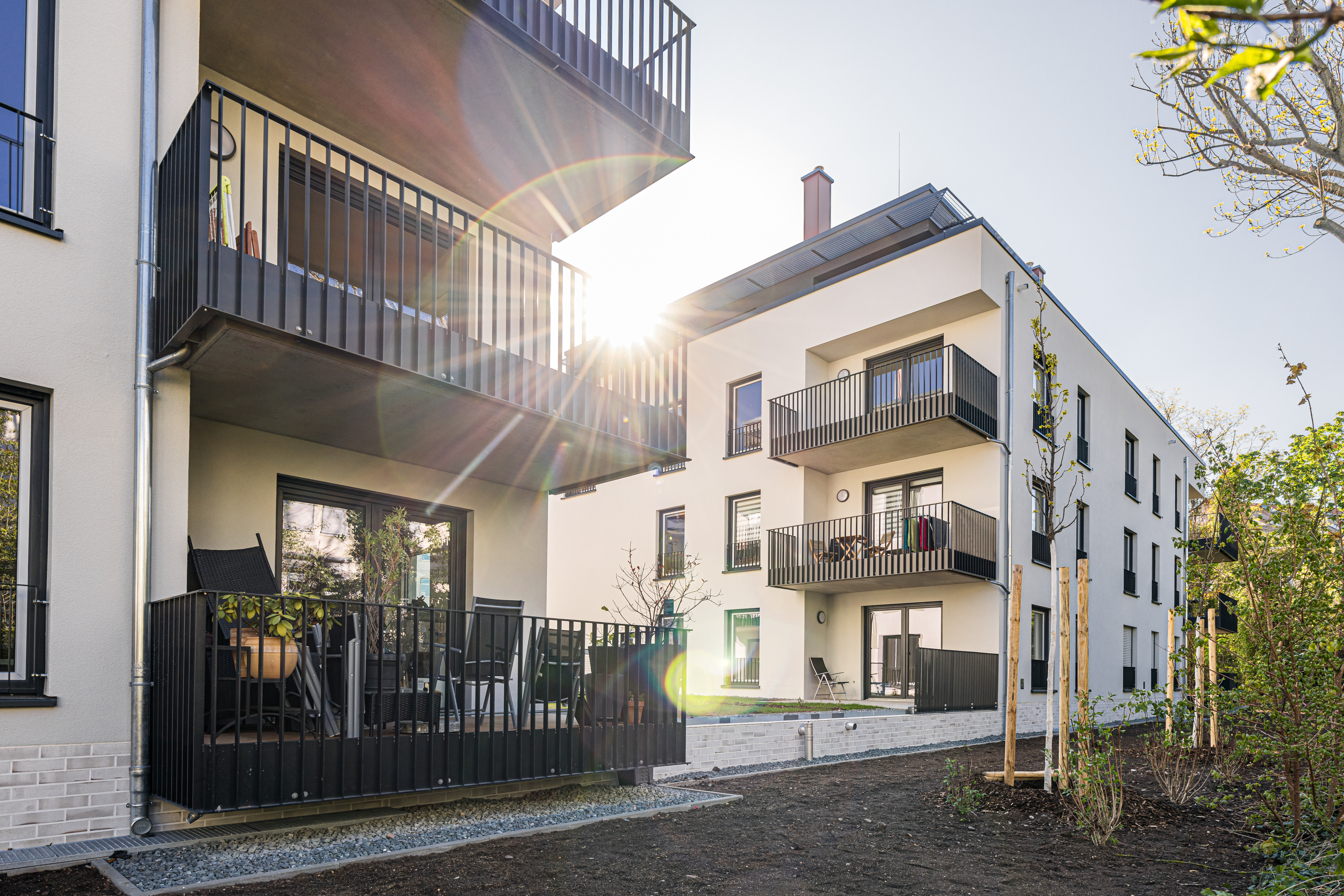 Außenansicht Haus 2+3